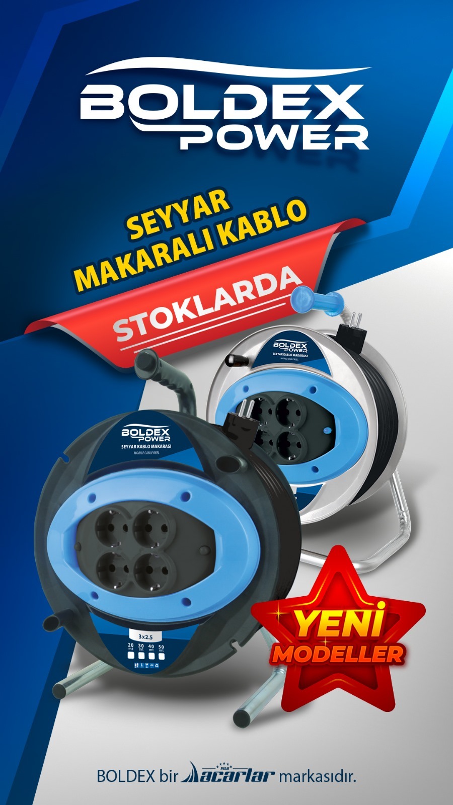 BOLDEX MAKARALI KABLO 50 MT 3 X 1,50